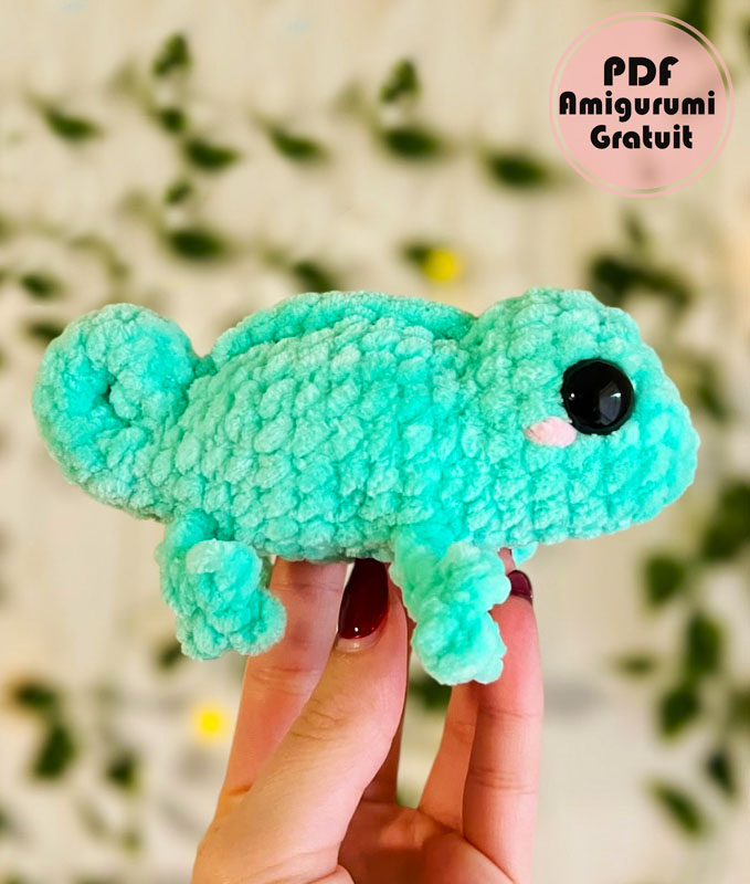 Carmie le Caméléon au Crochet Tuto Français (2)