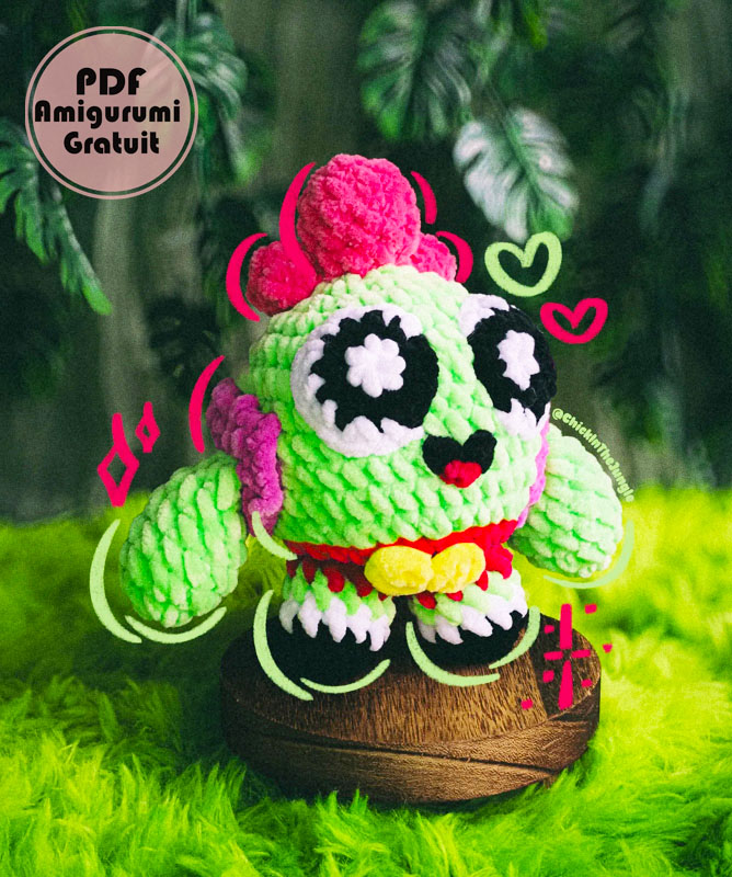 Brawl Stars Toon Spike Amigurumi PDF Tuto Français (2)