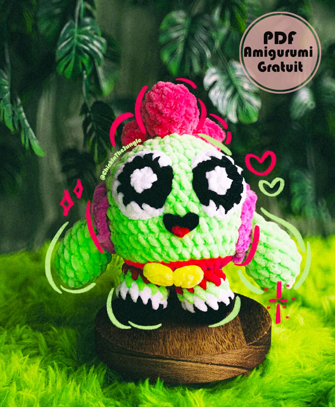 Brawl Stars Toon Spike Amigurumi PDF Tuto Français (3)