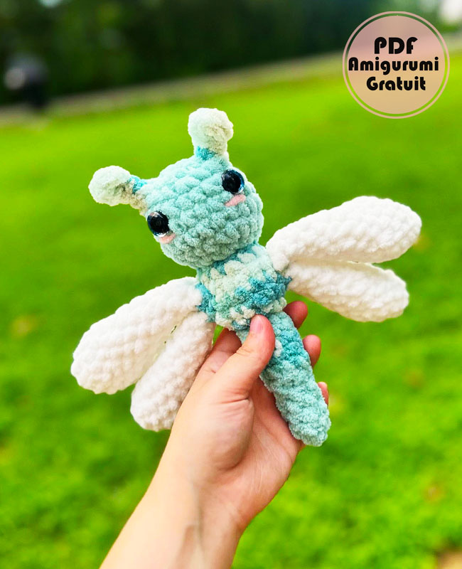 Libellule Amigurumi Sans Couture Modèle Étape par Étape (2)