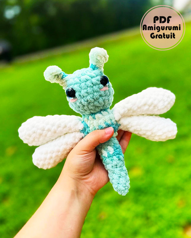 Libellule Amigurumi Sans Couture Modèle Étape par Étape (3)