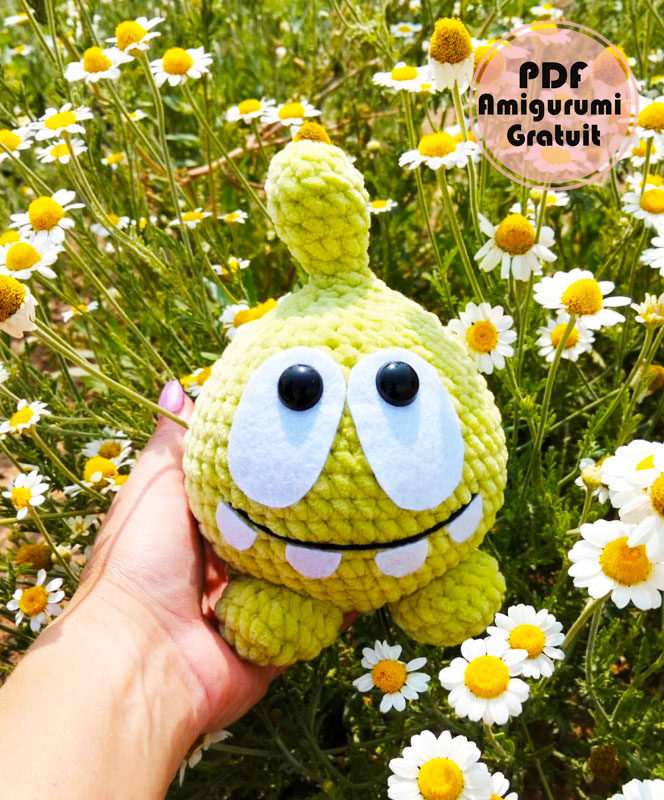 Monstre Drôle Yum Yum Amigurumi Modèle PDF Gratuit (2)